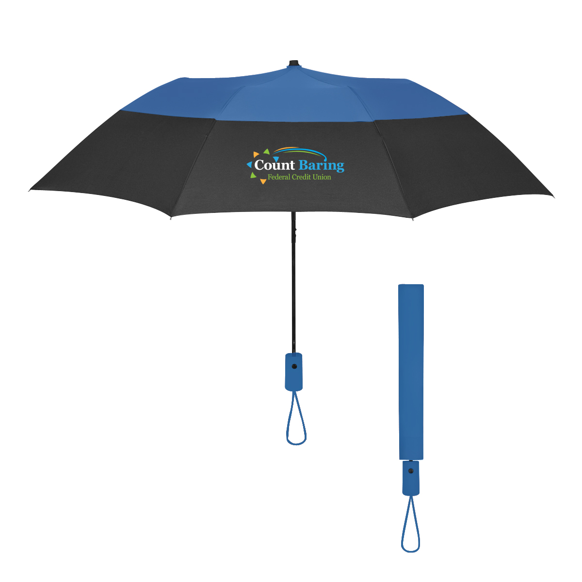 46&#34; Arc Color Top Folding Umbrella-HIT