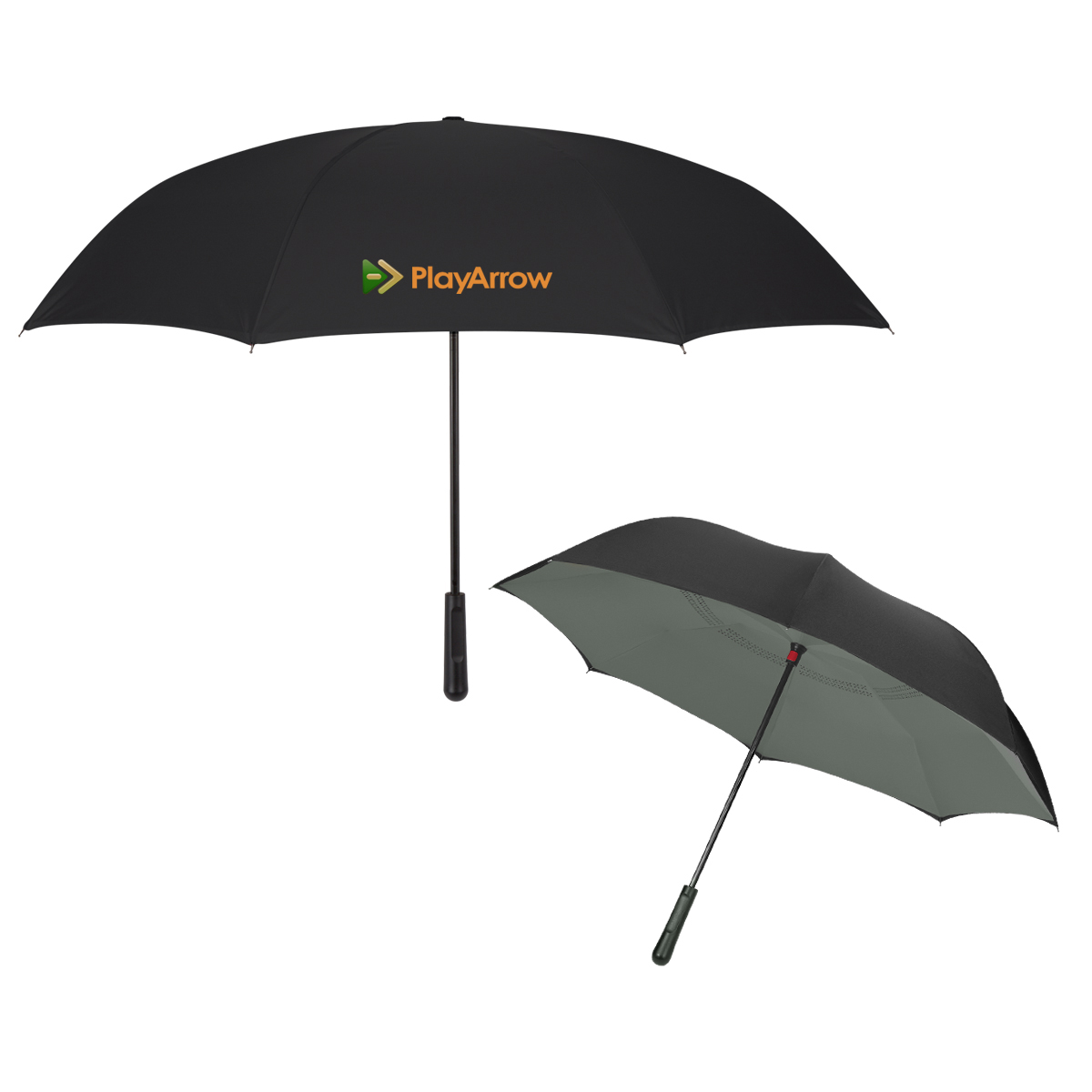 48&#34; Arc Two-Tone Inversion Umbrella-HIT