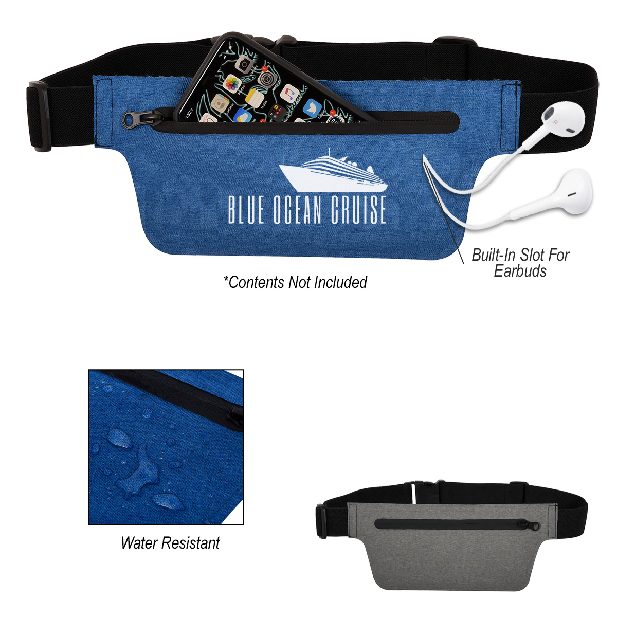 Heathered Running Belt