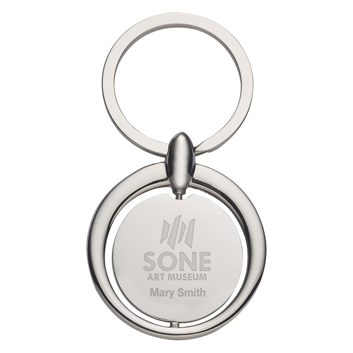 Circular Metal Key Tag-HIT