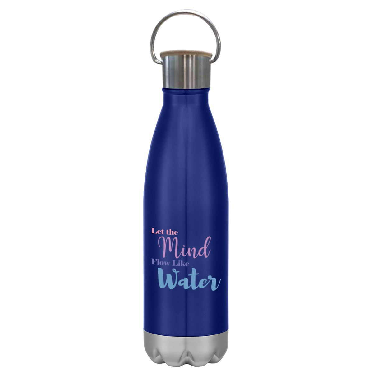 16 Oz. Swiggy Stainless Steel Bottle With Bamboo Lid