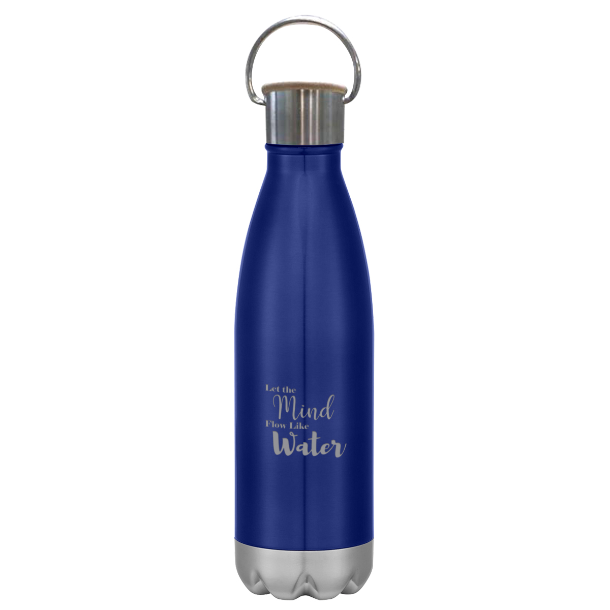 16 Oz. Swiggy Stainless Steel Bottle With Bamboo Lid