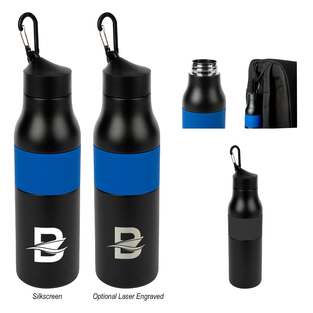 18 Oz. Beckley Stainless Steel Bottle