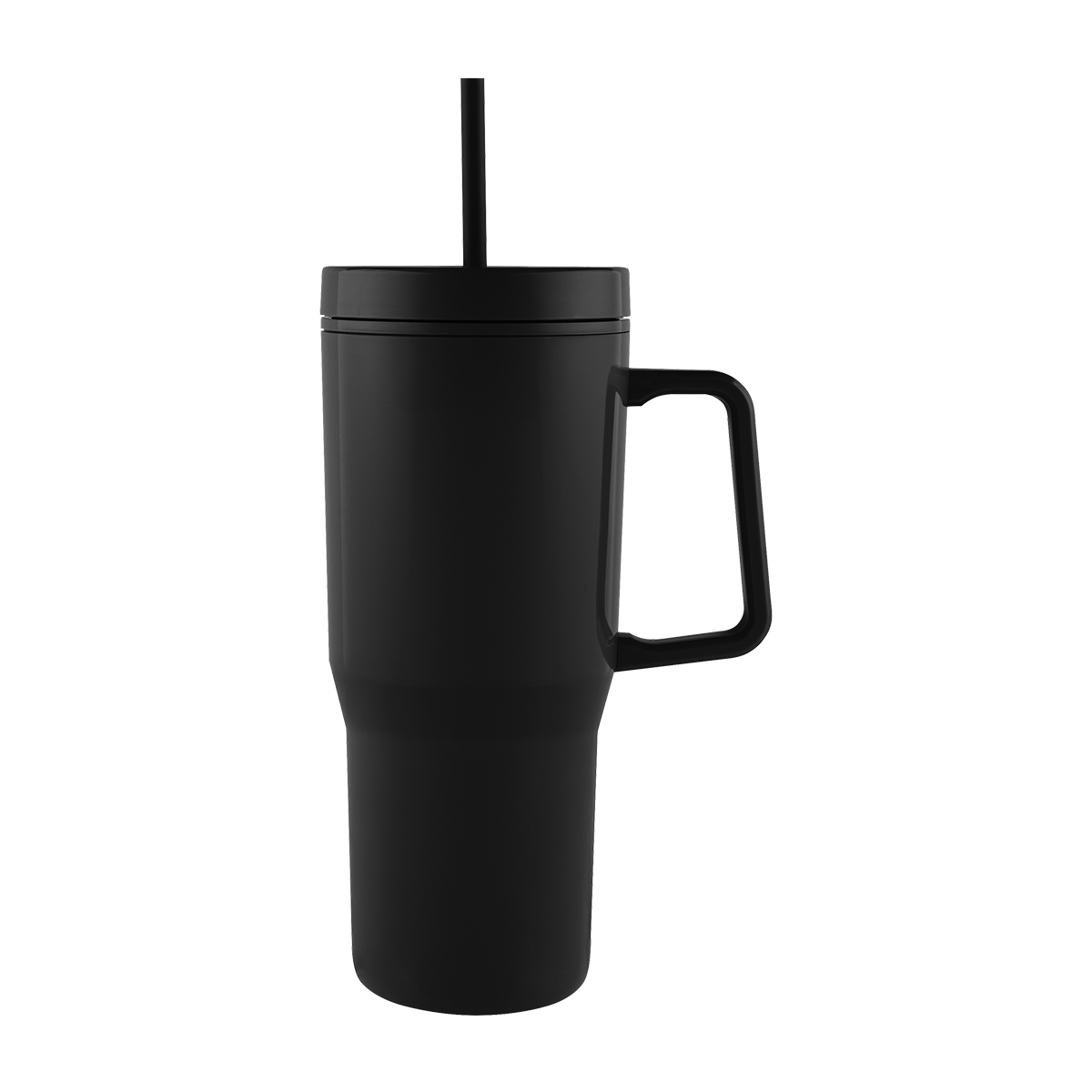 28 Oz. Intrepid Recycled PS Double Wall Tumbler - BLACK