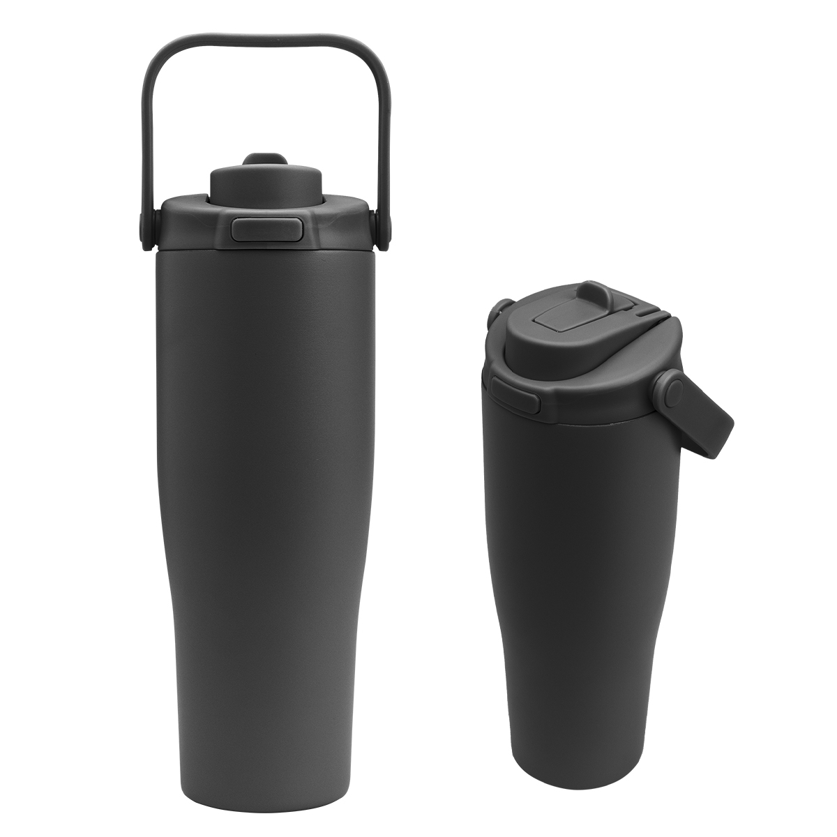 30 Oz. Denali Sip & Chug Recycled Stainless Steel Tumbler - BLACK