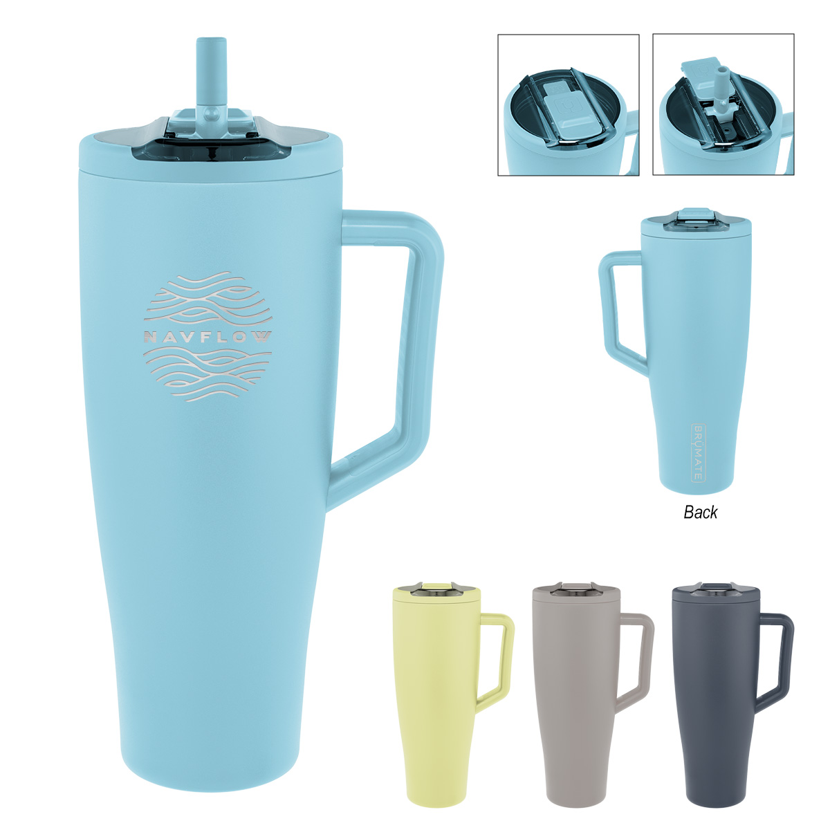 40 Oz. BruMate Era Flip Fashion Colors custom promotional product