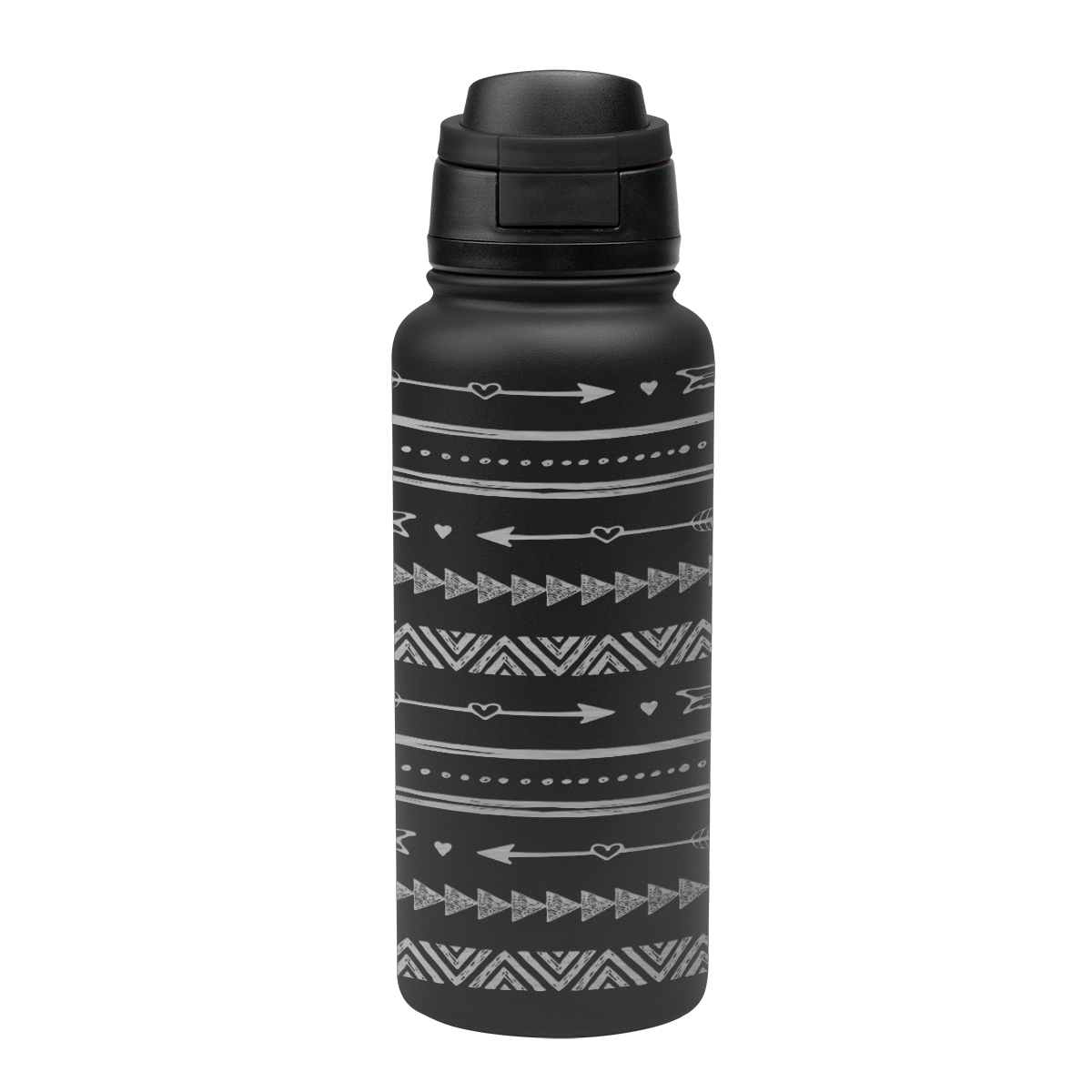 32 Oz. Full Laser Pop Sip Recycled Stainless Steel Bottle