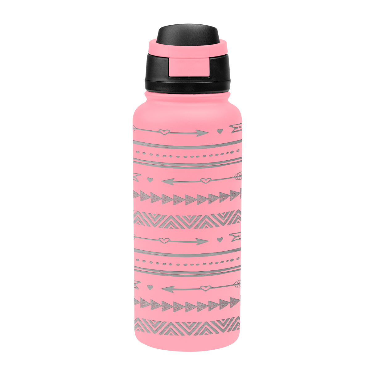 32 Oz. Full Laser Pop Sip Recycled Stainless Steel Bottle