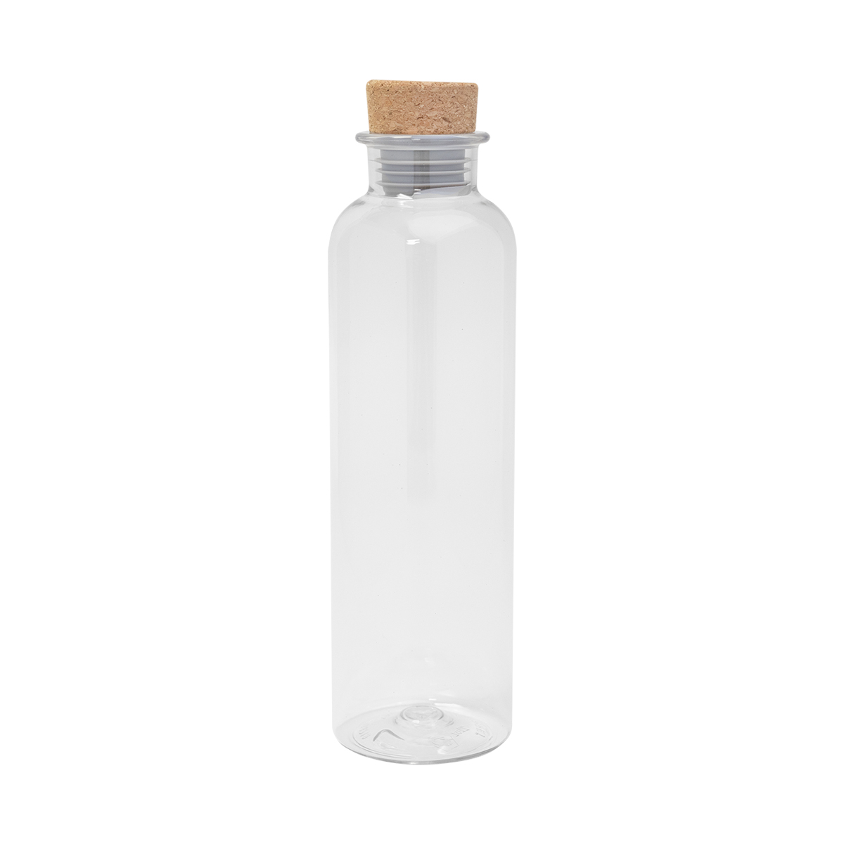 22 Oz. Maddie rPET Bottle With Cork Lid - TRANSLUCENT CLEAR