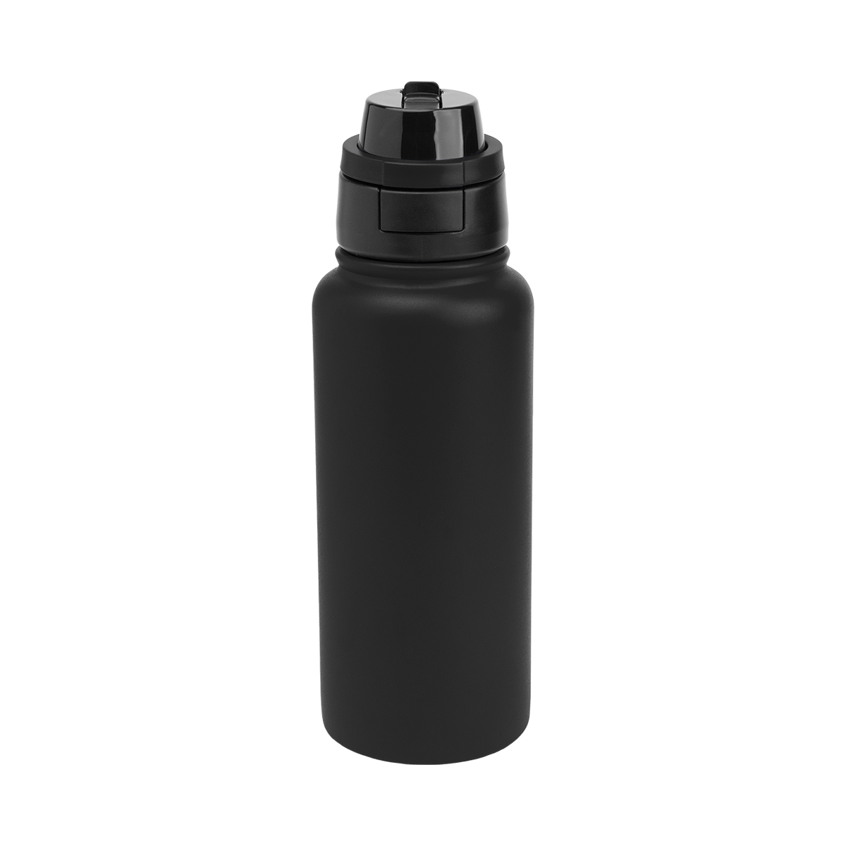 32 Oz. Full Laser Pop Sip & Chug Recycled Stainless Steel Bottle — BLACK