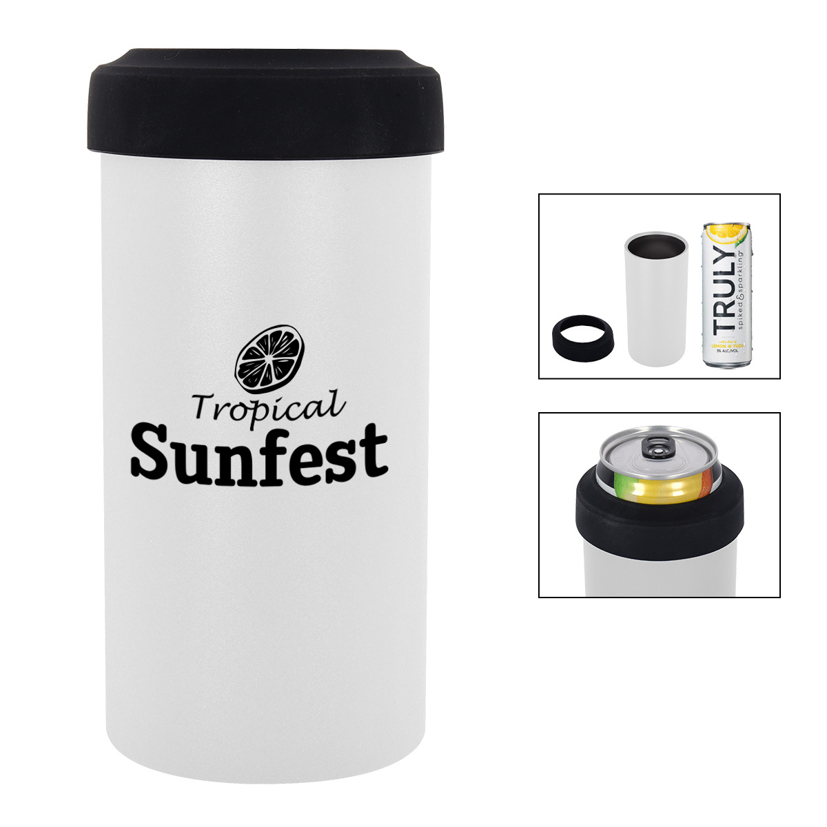 12 OZ. STAINLESS STEEL INSULATED SLIM CAN HOLDER-HIT