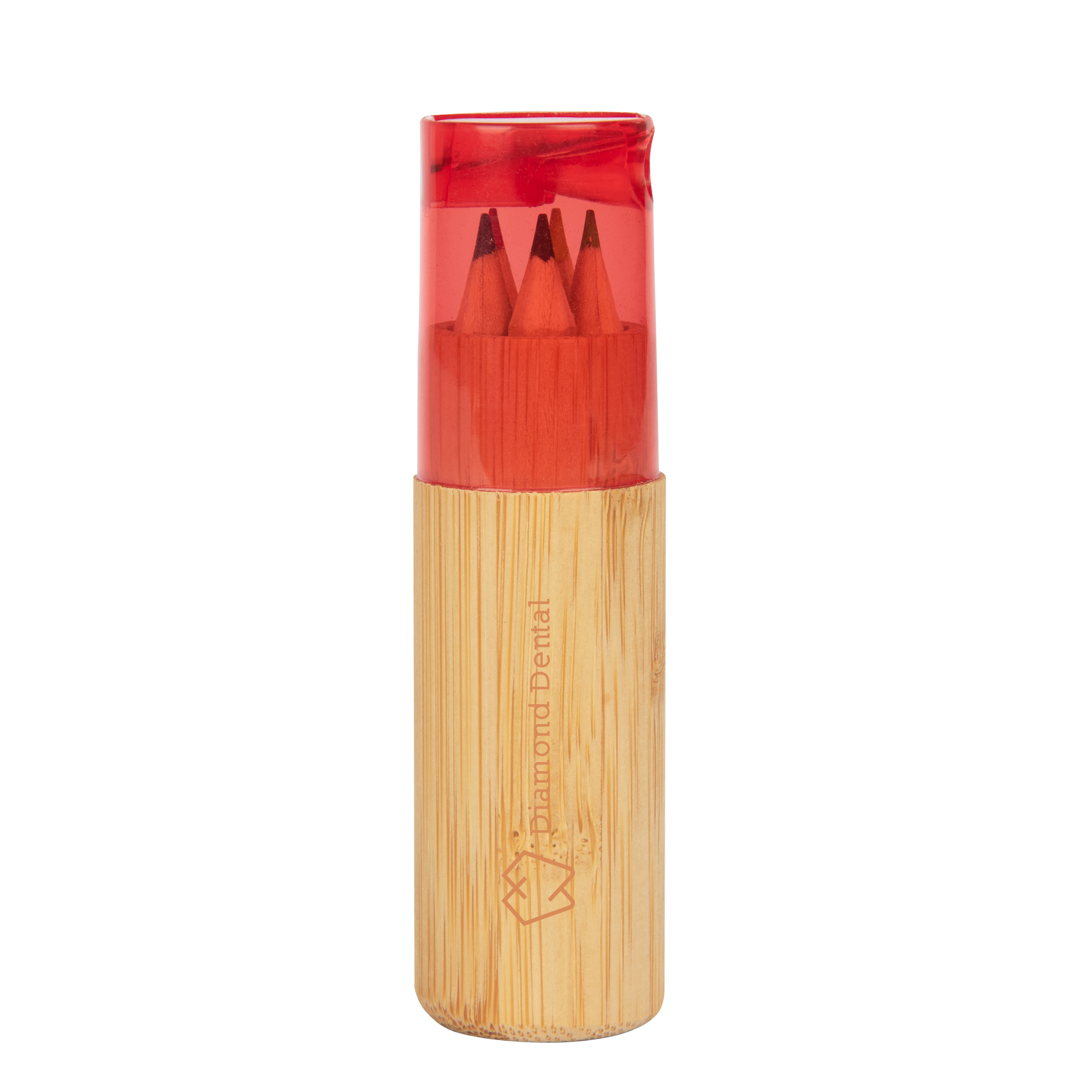 5-Piece Colored Pencil Set In Tube With Dual Sharpener-HIT