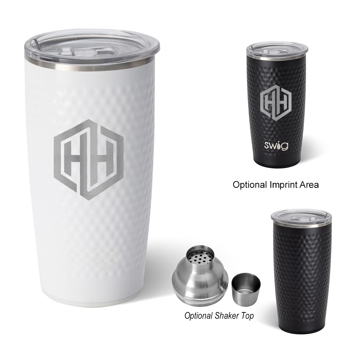 22 Oz. Swig Life™ Stainless Steel Golf Tumbler