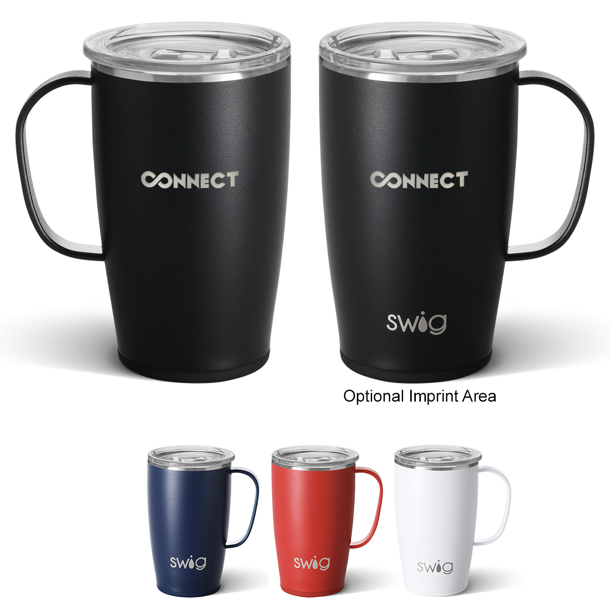 18 Oz. Swig Life Stainless Steel Travel Tumbler