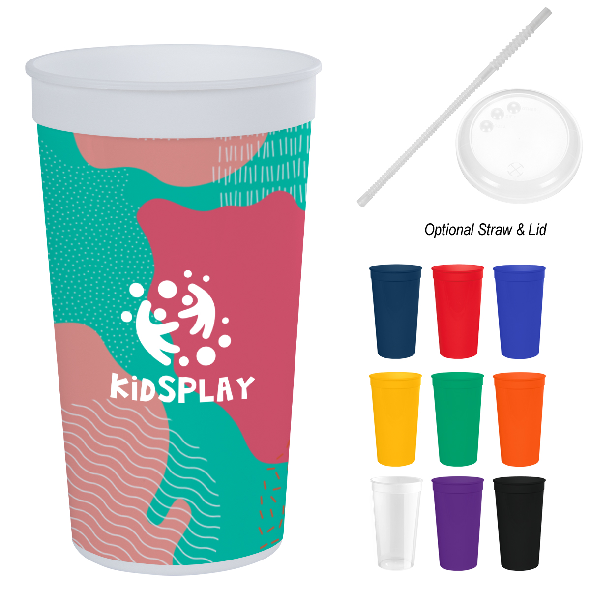 32 Oz&#46; Full Color Big Game Stadium Cup-HIT