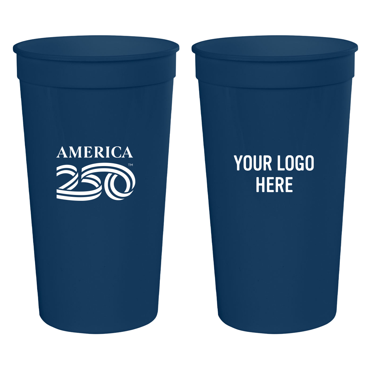America250™ 32 Oz. Big Game Stadium Cup - NAVY BLUE