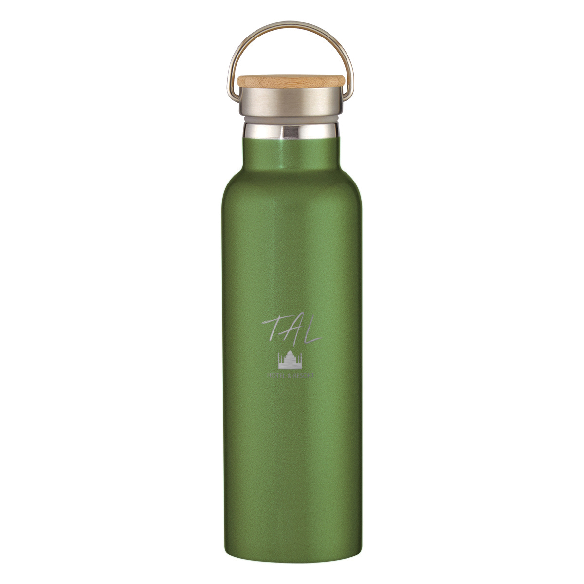 21 Oz. Liberty Stainless Steel Bottle With Wood Lid
