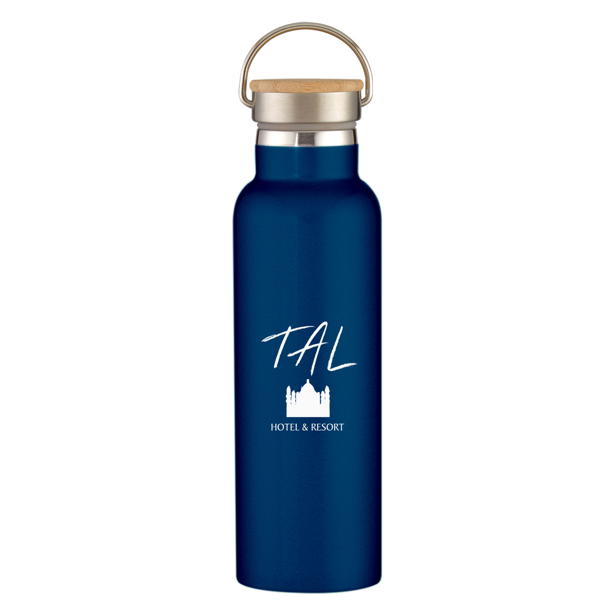 21 Oz. Liberty Stainless Steel Bottle With Wood Lid