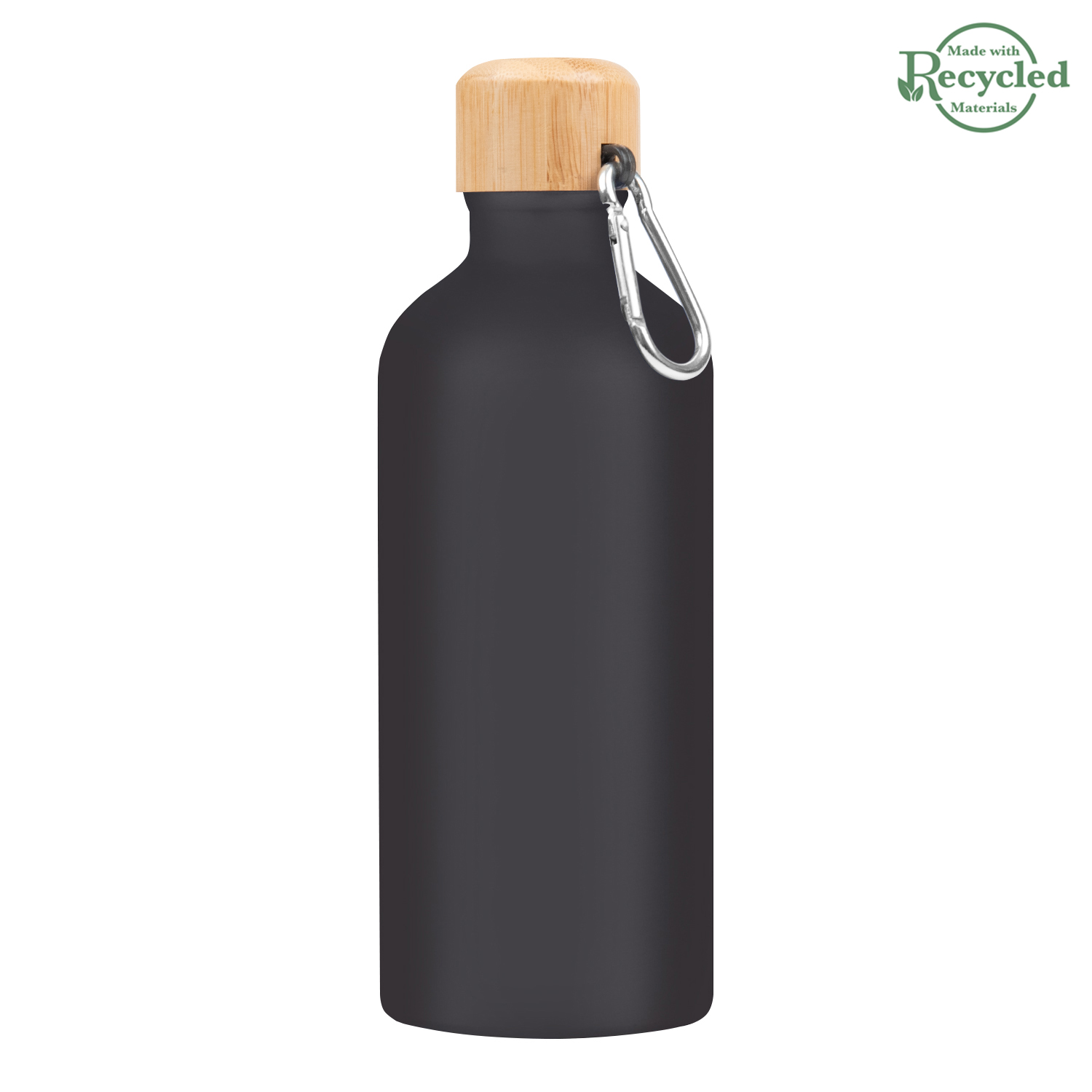 20 Oz&#46; Aluminum Tundra Bike Bottle With Bamboo Lid-HIT