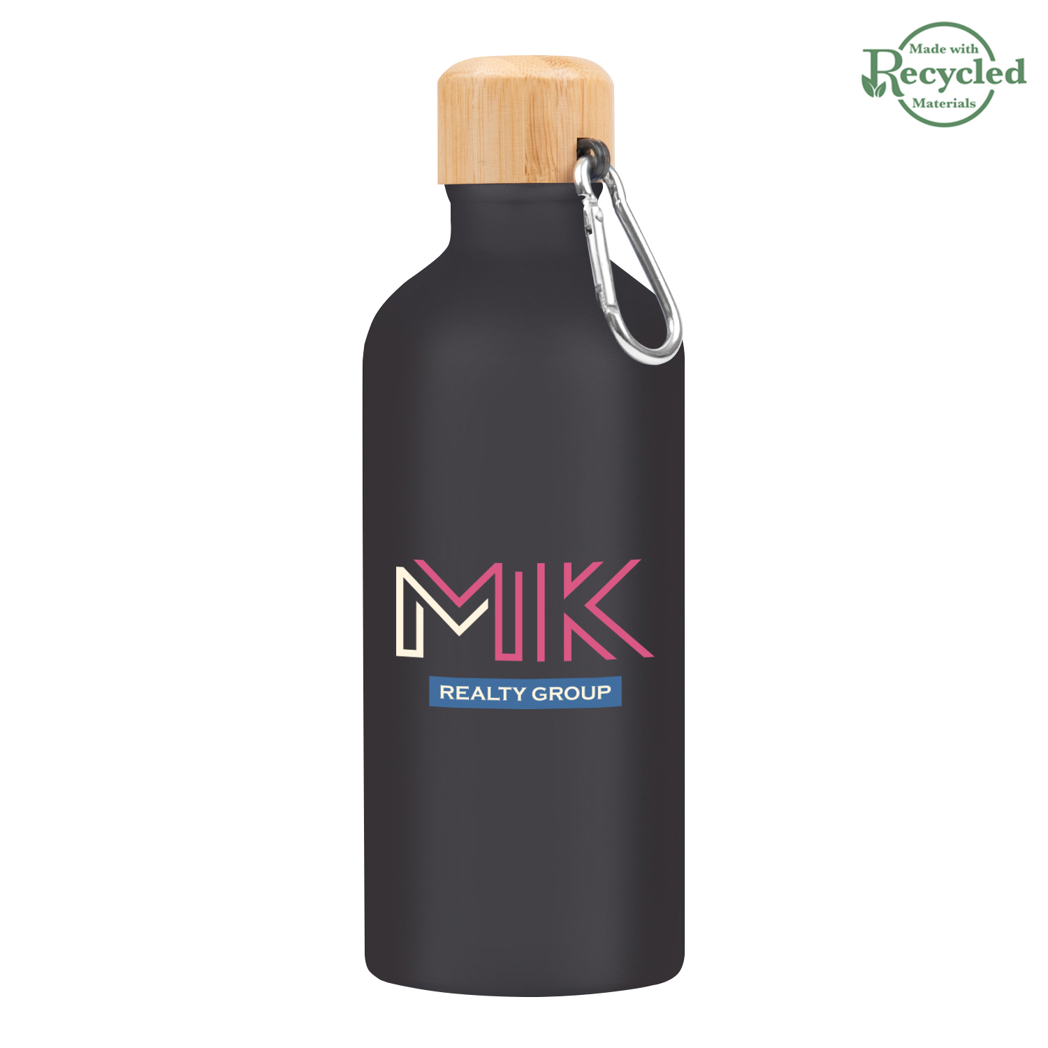 20 Oz. Aluminum Tundra Bike Bottle With Bamboo Lid