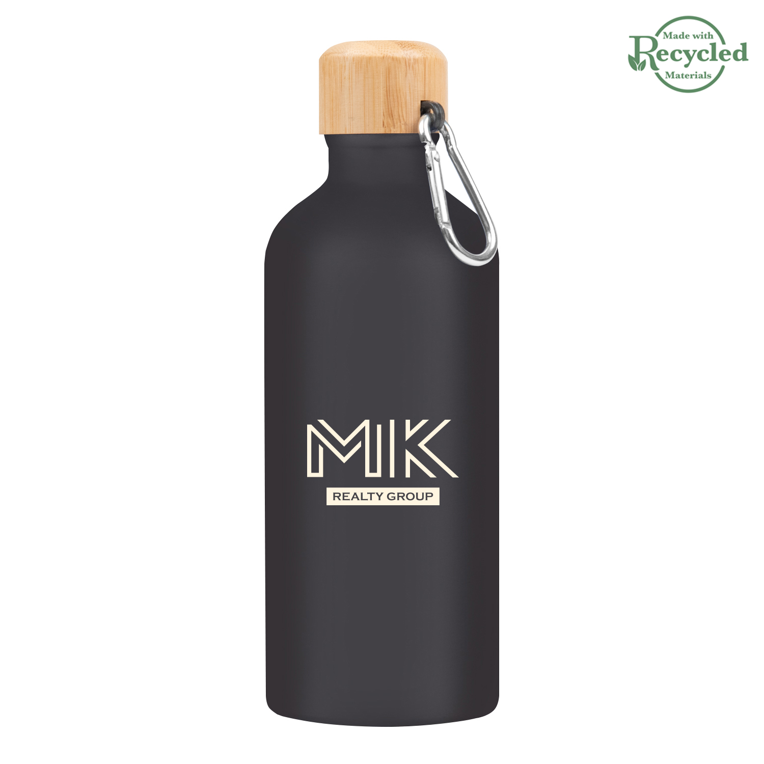 20 Oz. Aluminum Tundra Bike Bottle With Bamboo Lid