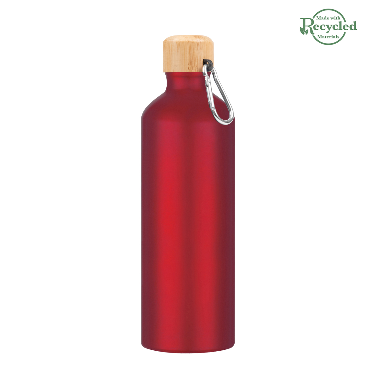 25 Oz. Aluminum Tundra Bike Bottle With Bamboo Lid