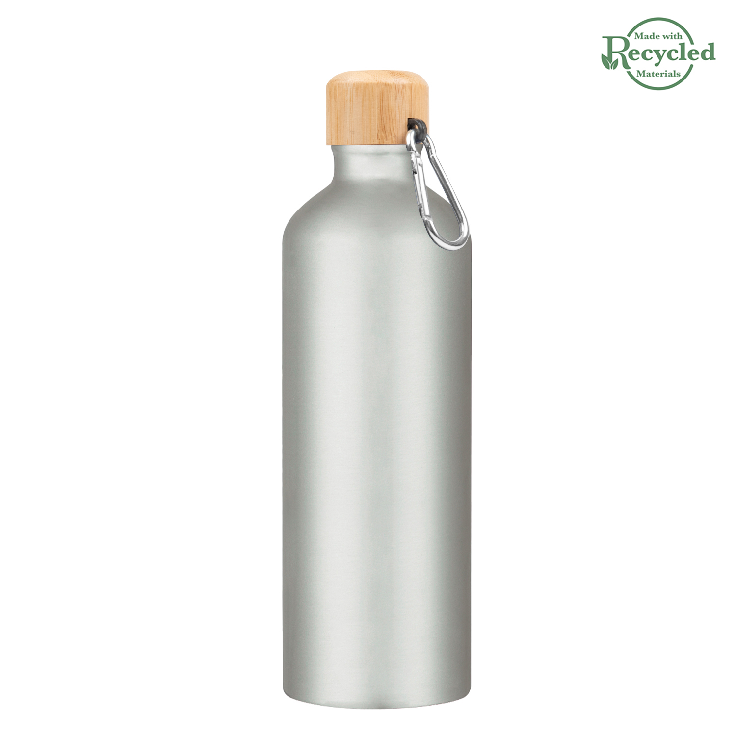 25 Oz. Aluminum Tundra Bike Bottle With Bamboo Lid