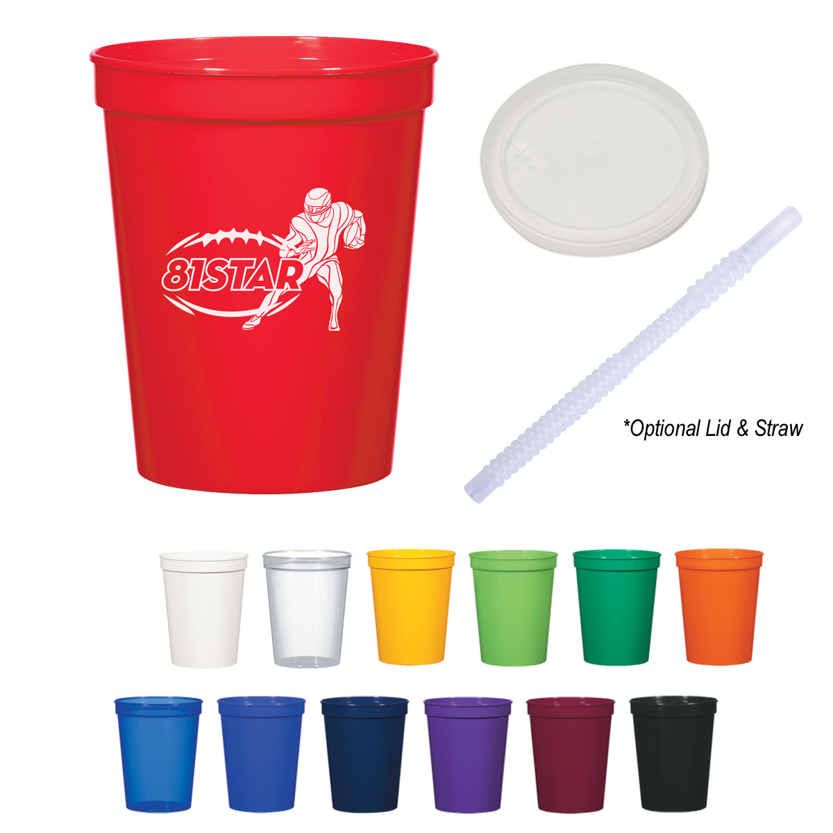 16 Oz. Big Game Stadium Cup-HIT