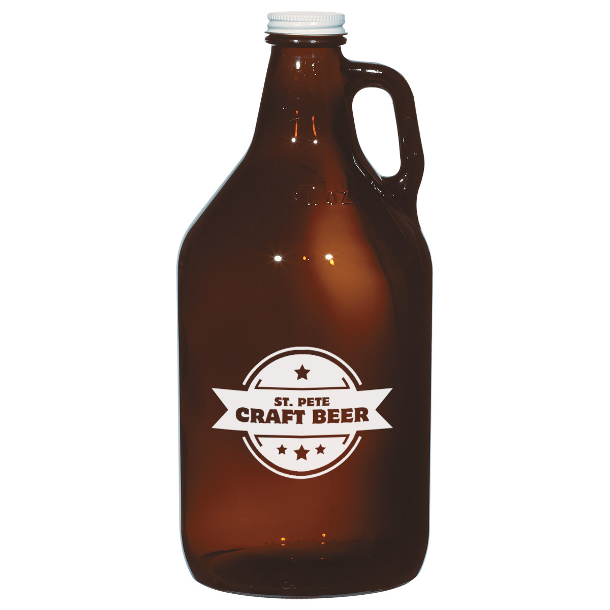 64 Oz. Amber Malt Growler-HIT