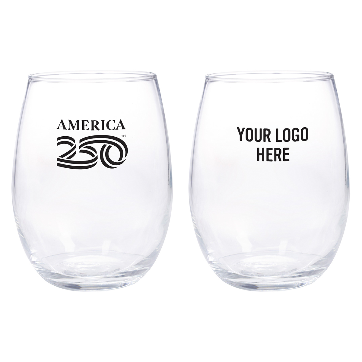 America250™ 15 Oz. Wine Glass - CLEAR