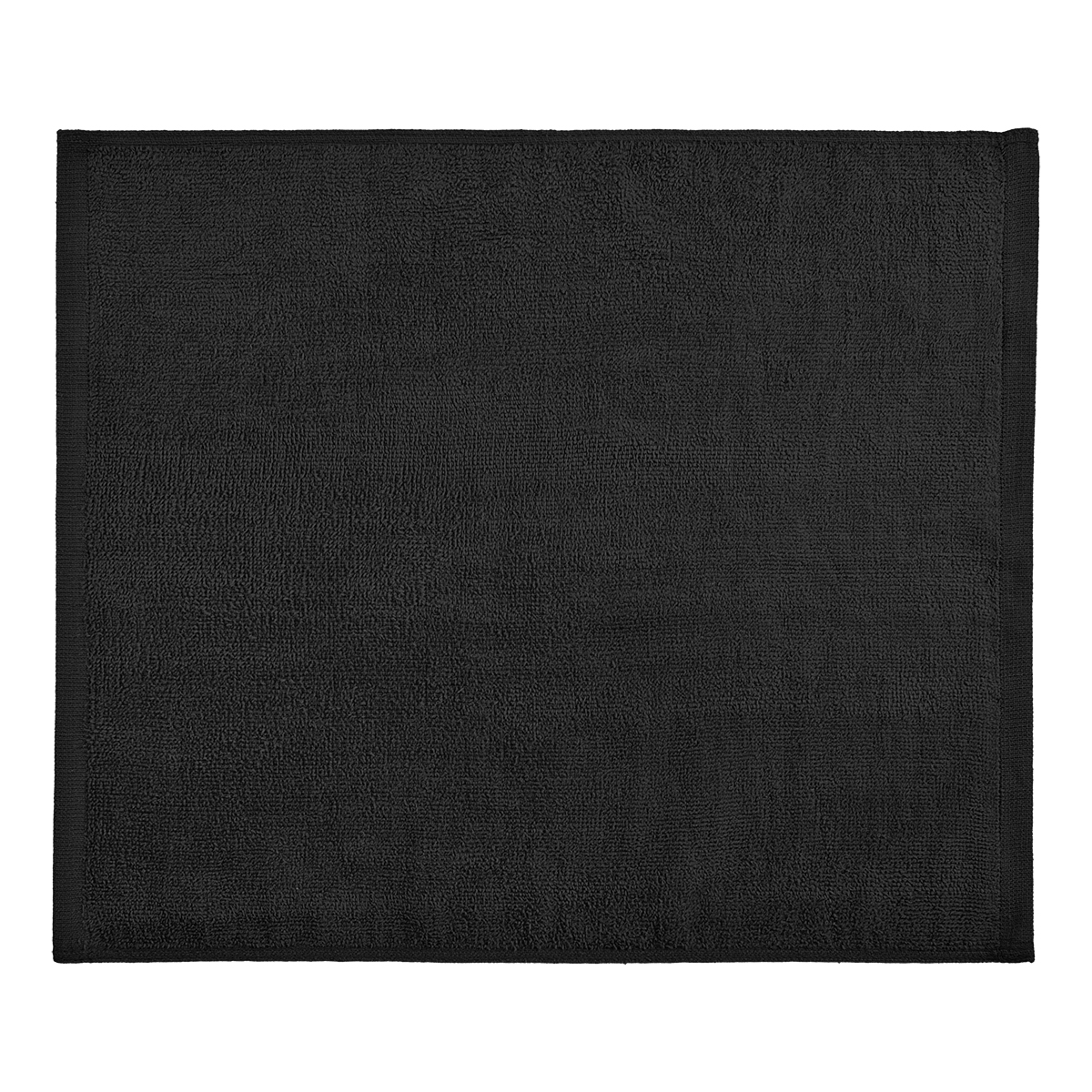 15" x 18" Cotton Velour Rally Towel - BLACK