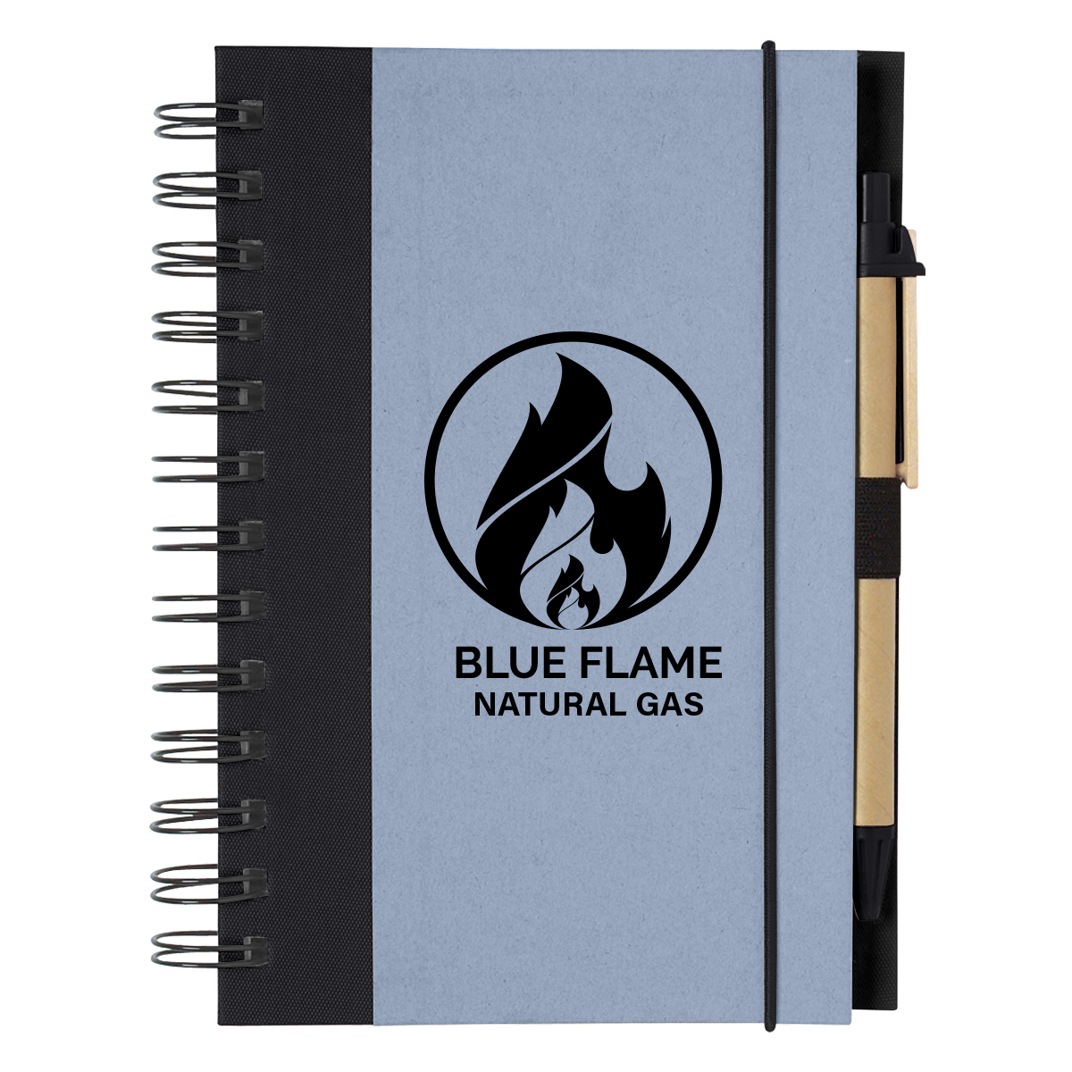 ECO-INSPIRED SPIRAL NOTEBOOK & PEN