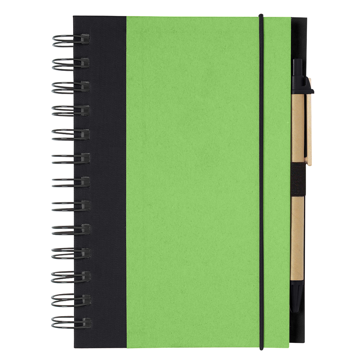 ECO-INSPIRED SPIRAL NOTEBOOK & PEN