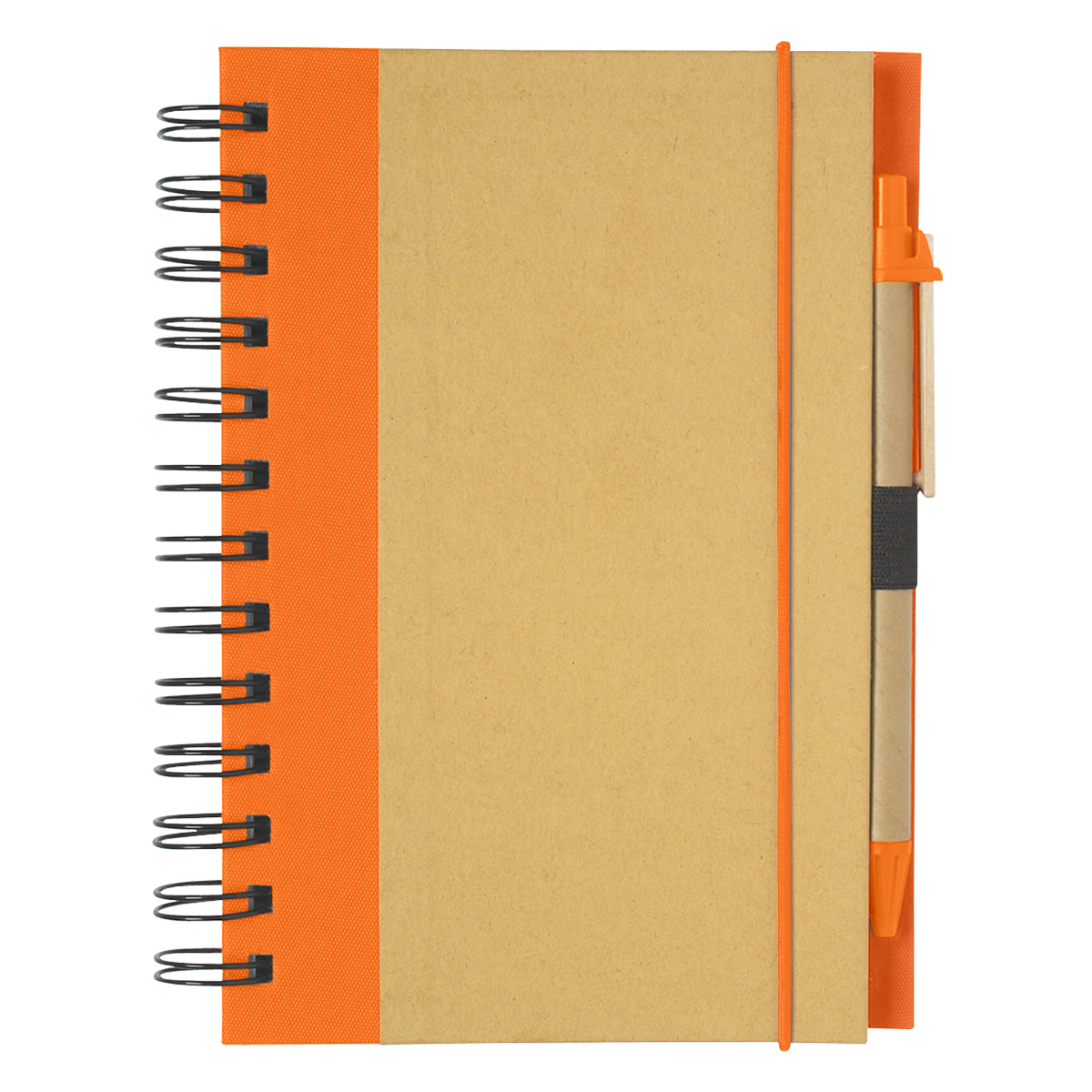 ECO-INSPIRED SPIRAL NOTEBOOK & PEN