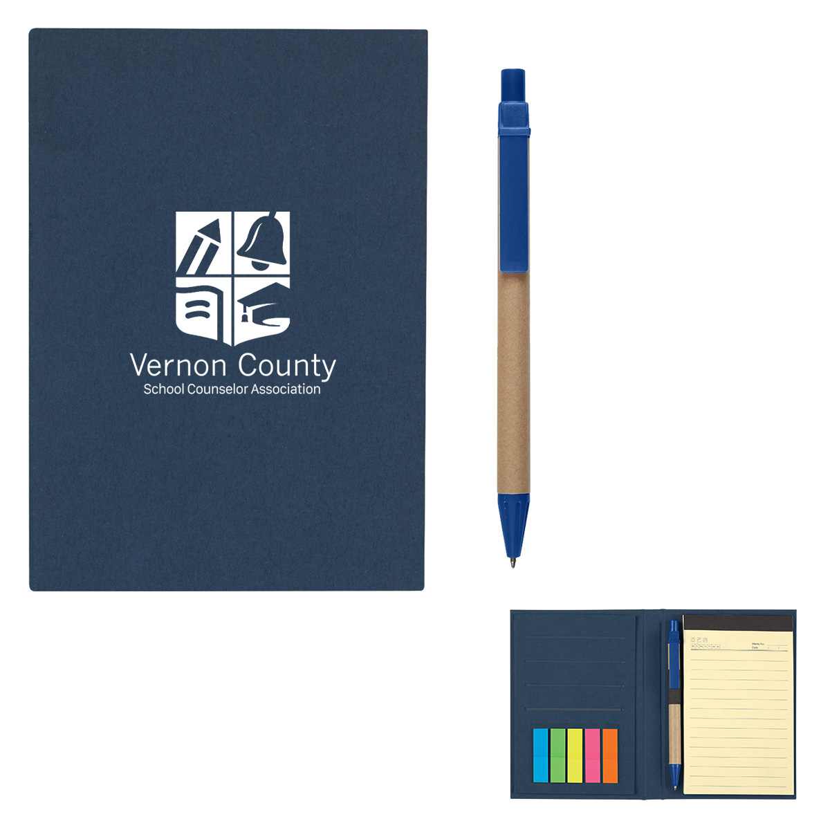 Meeting Mate Notebook With Pen And Sticky Flags-HIT