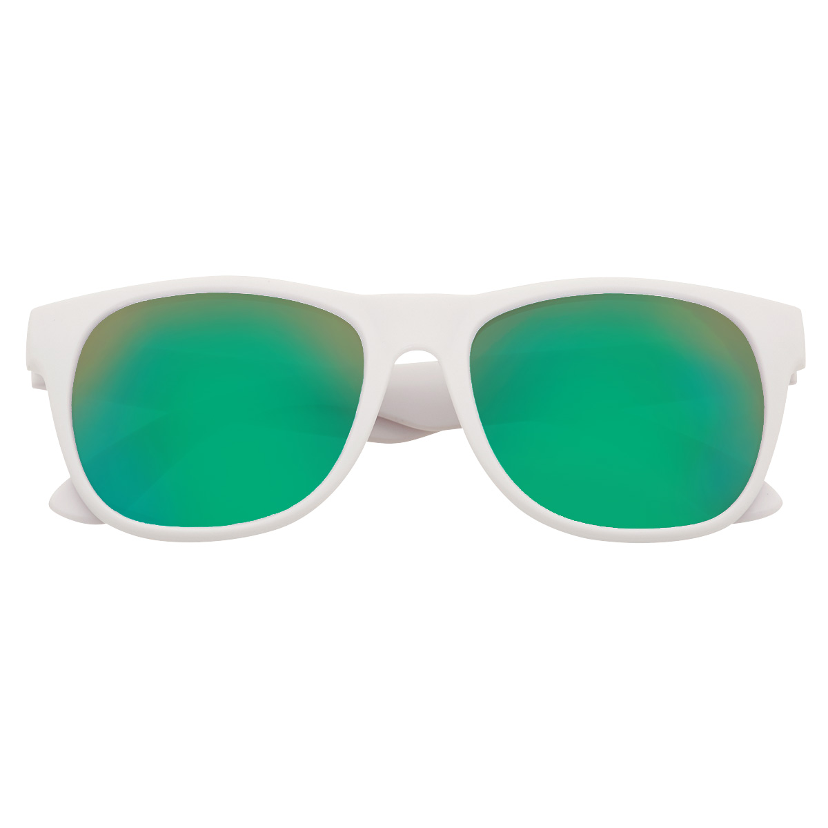 Rubberized Mirrored Sunglasses