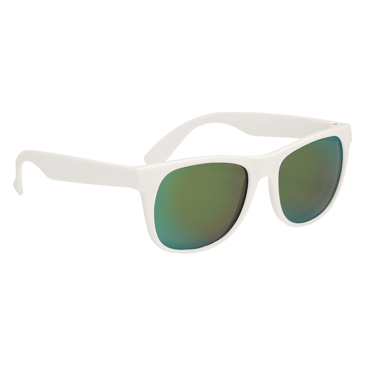 Rubberized Mirrored Sunglasses