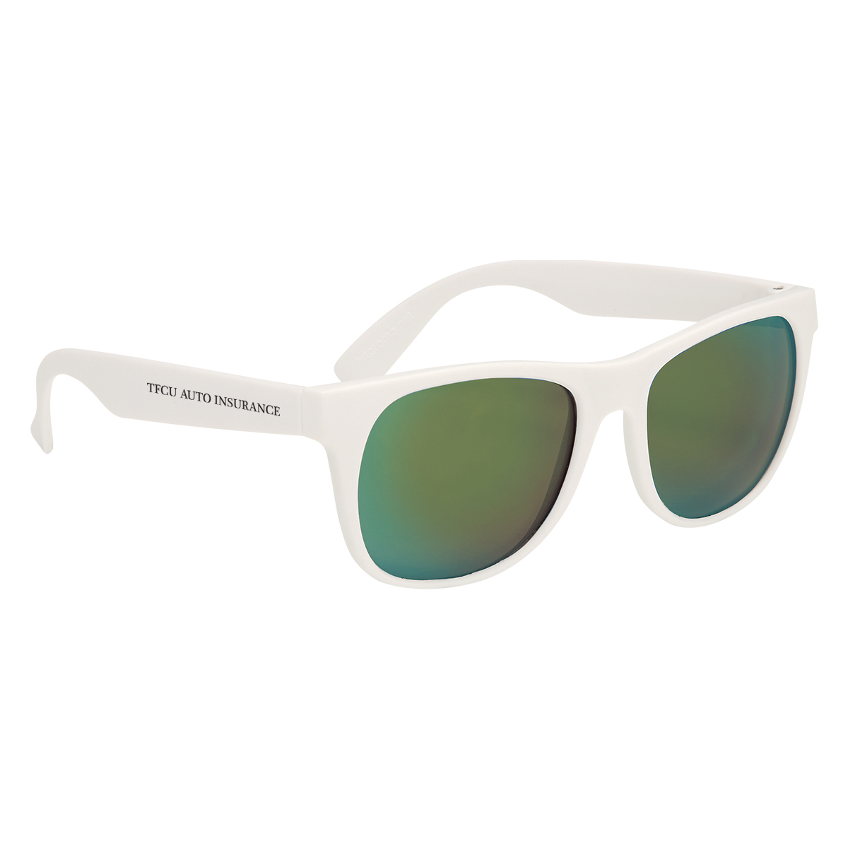 Rubberized Mirrored Sunglasses