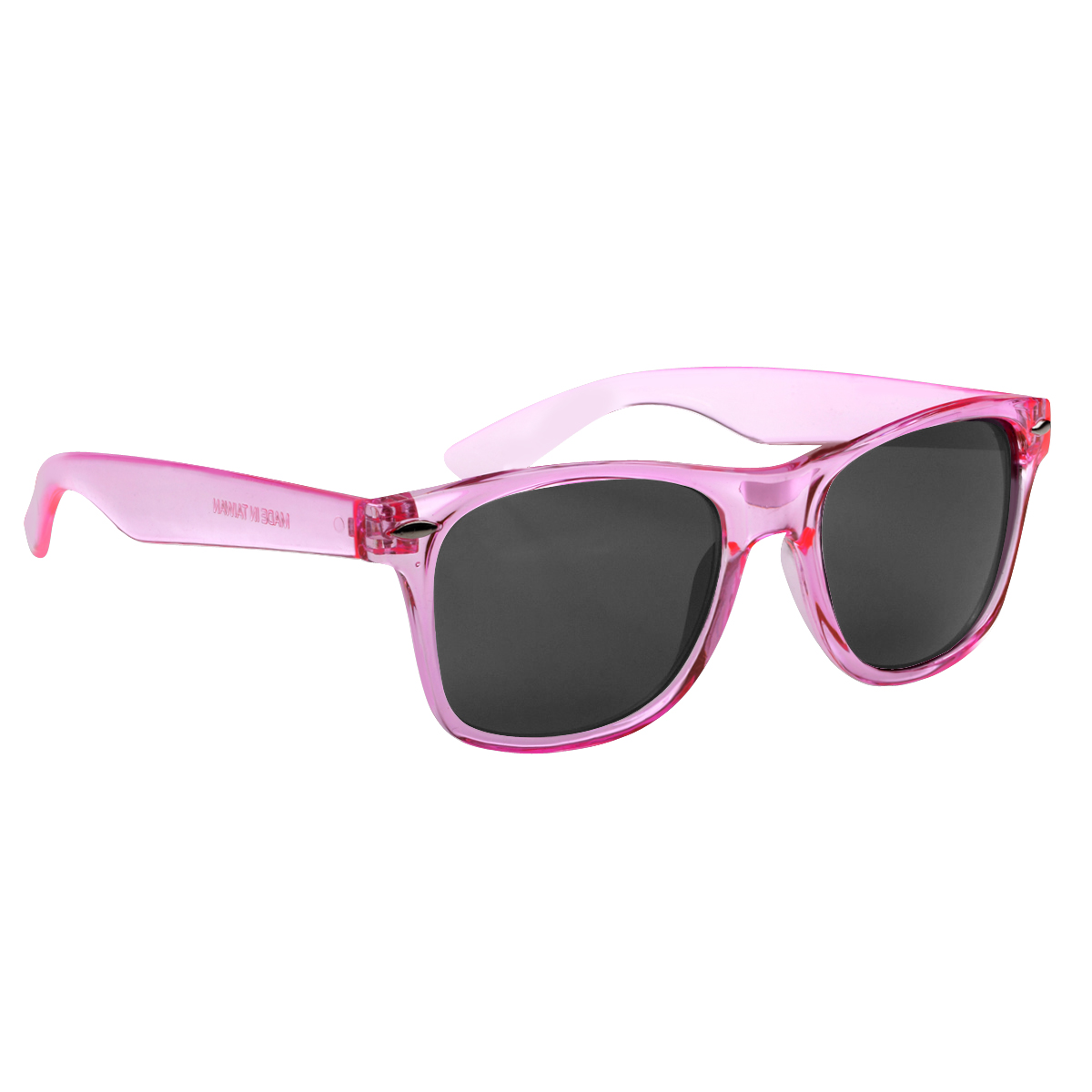 Malibu Sunglasses - TRANSLUCENT PINK