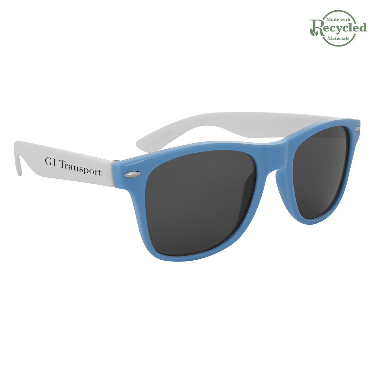 Full Color Colorblock Malibu Sunglasses