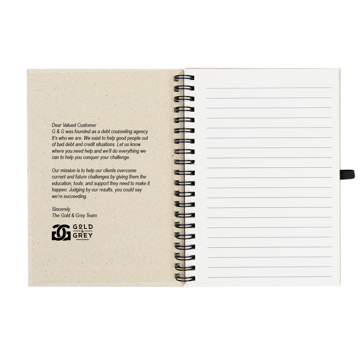 Natural Paper Spiral Notebook
