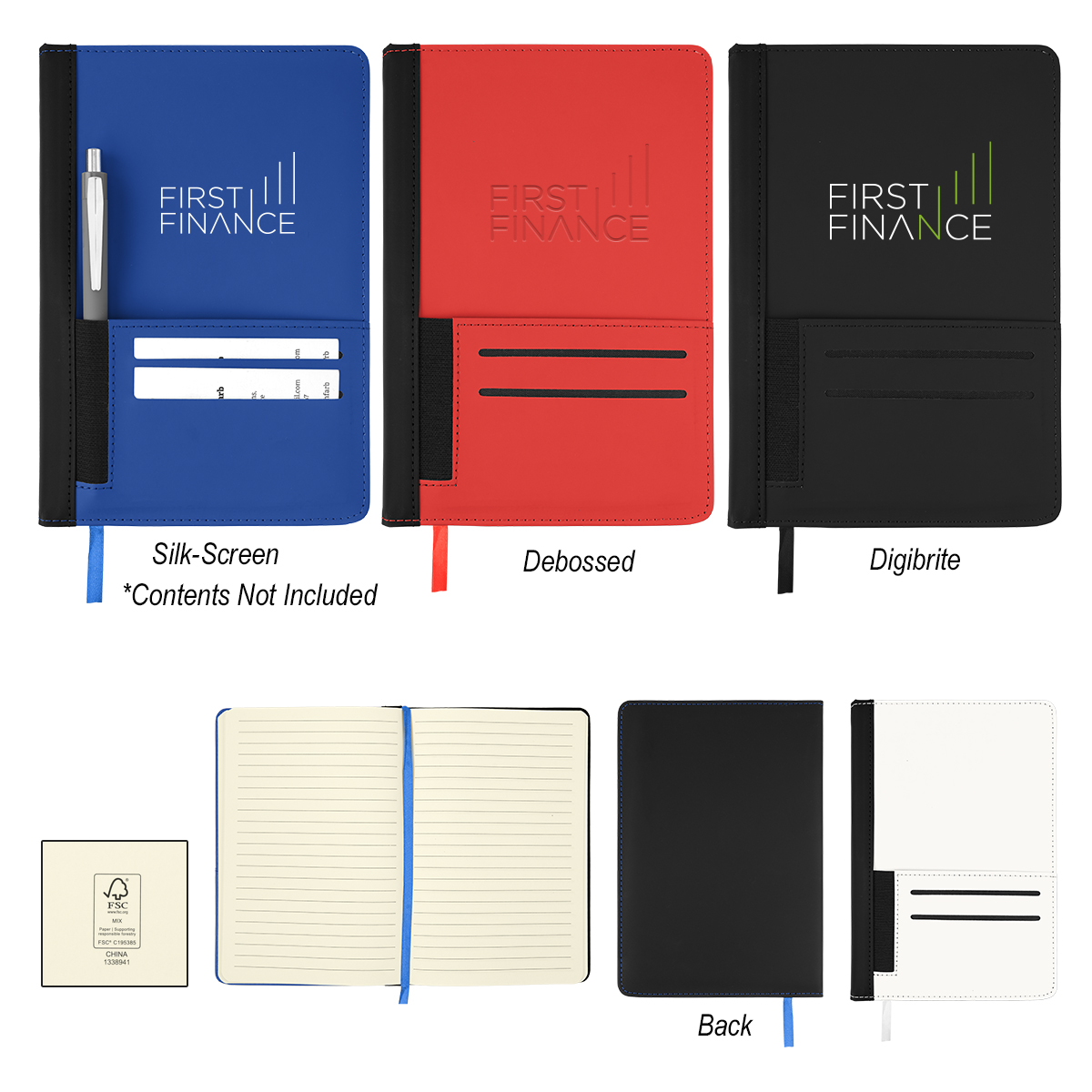 Vantage Pocket Journal custom promotional product