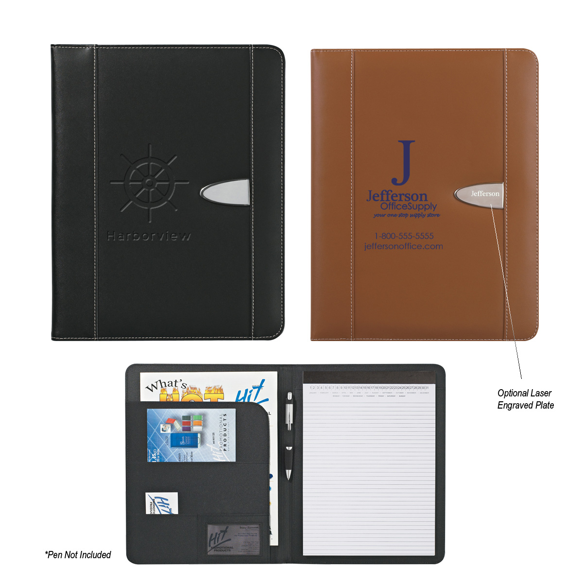 Eclipse Bonded Leather Portfolio-HIT
