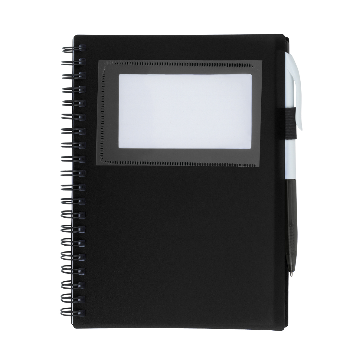 Spiral Notebook With ID Window-HIT