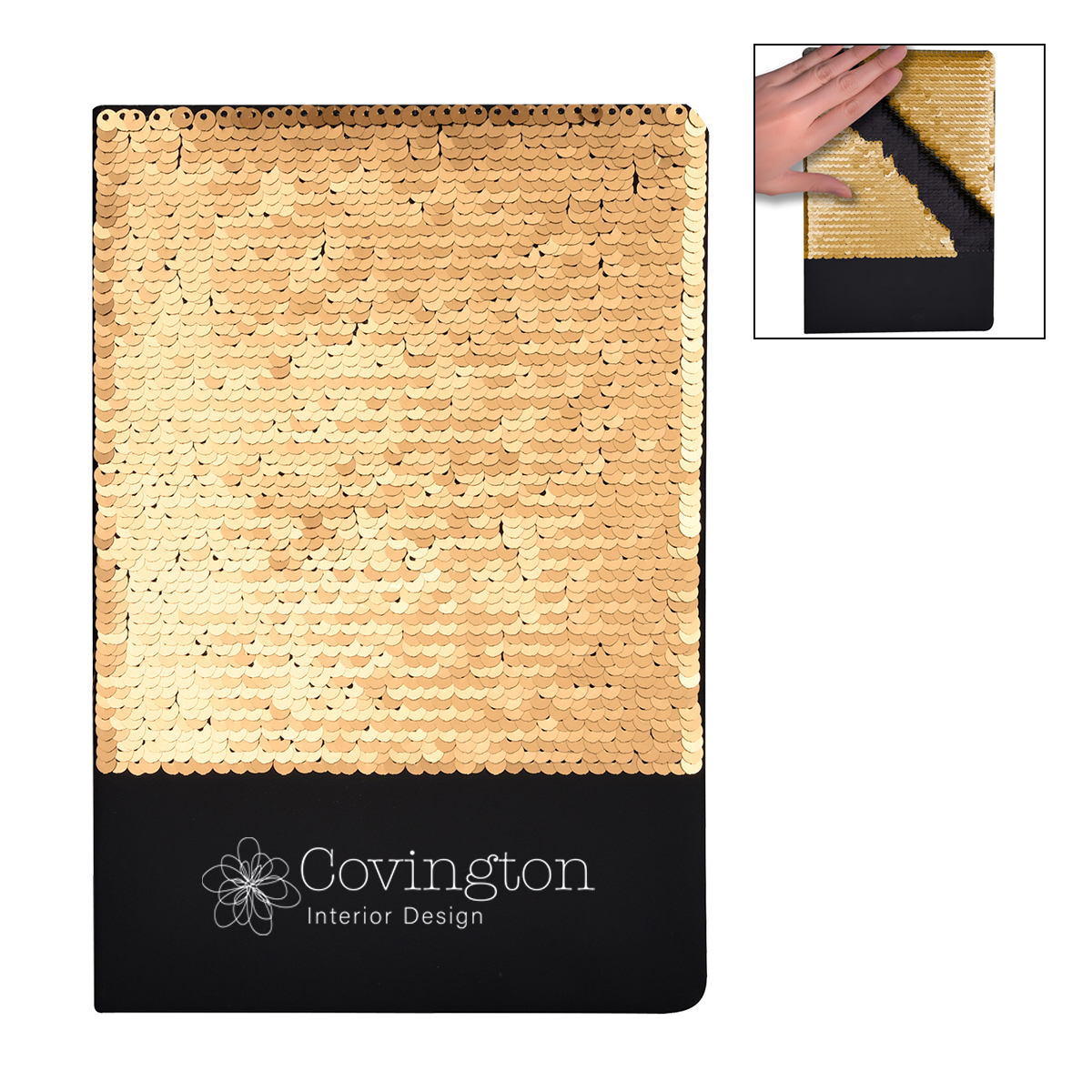 Flip Sequin Notebook