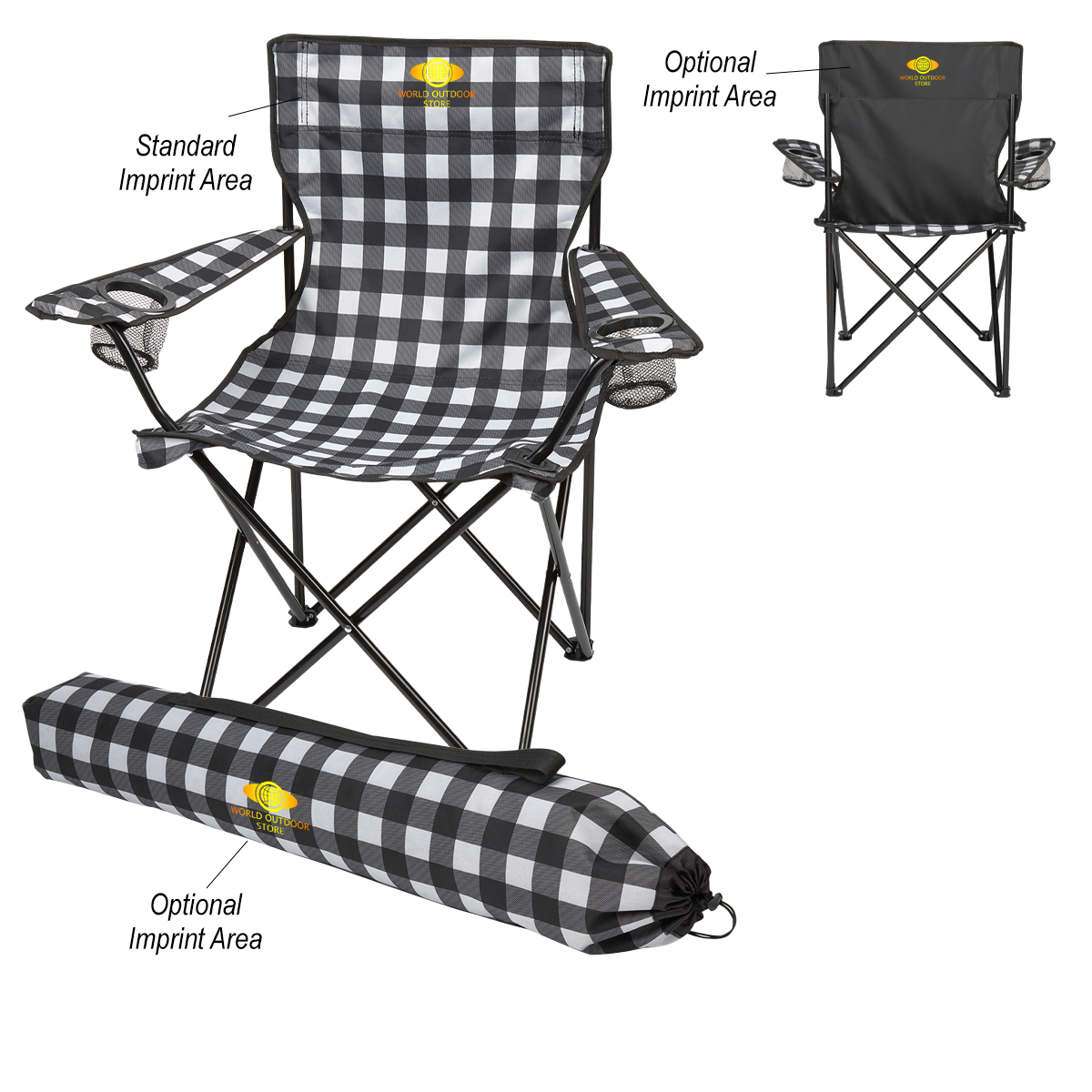 Northwoods Folding Chair With Carrying Bag