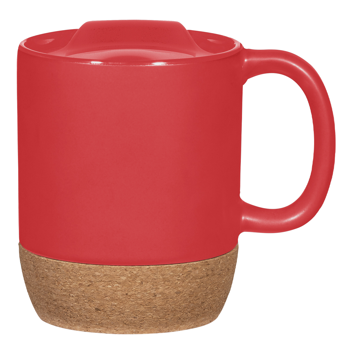 14 Oz&#46; Cork Base Ceramic Mug-HIT