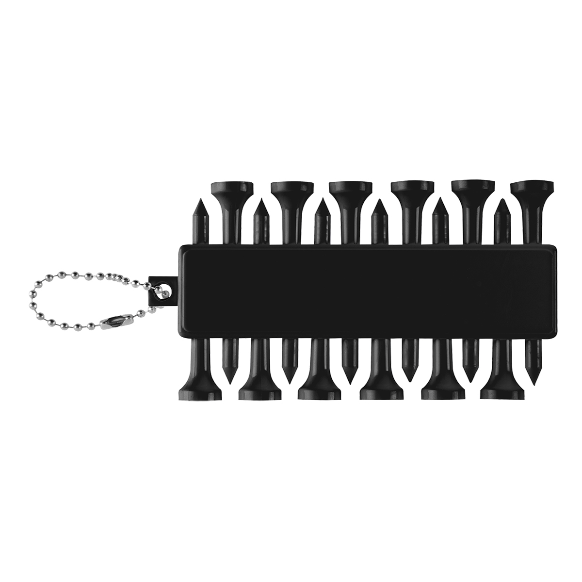 rABS Golf Tee Set Keychain - BLACK