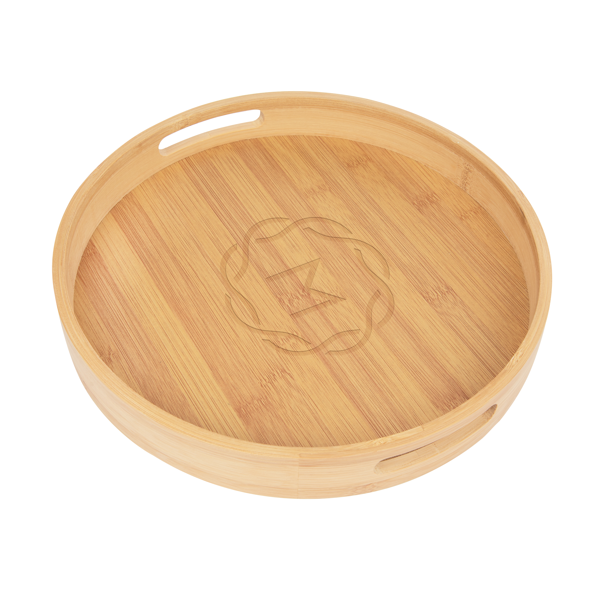Bamboo Serving Tray With Handles-HIT