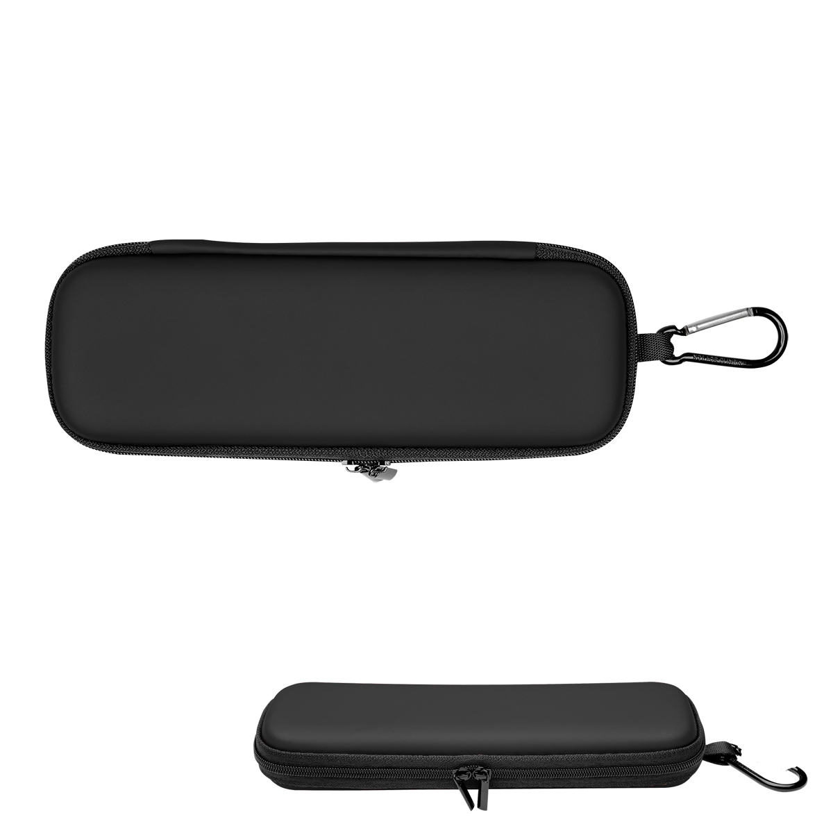 Protective Case With Carabiner - BLACK
